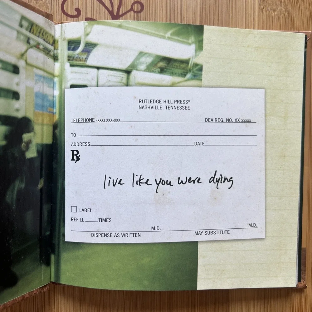 Live like your dying‎ Book and CD by Tim Nichols & Craig Wiseman